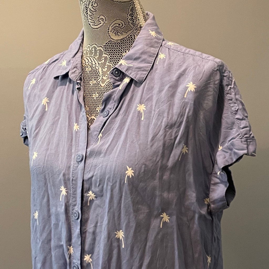 Palm Tree Button Down
